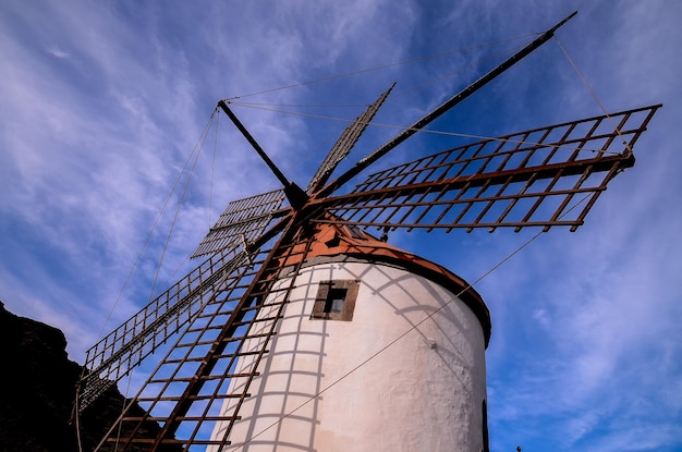 Moulin à vent Vintage à Gran Canaria Îles Canaries Espagne