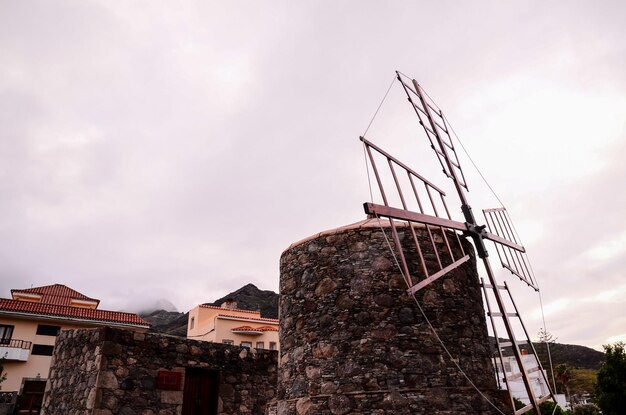 Moulin à vent Vintage à Gran Canaria Îles Canaries Espagne