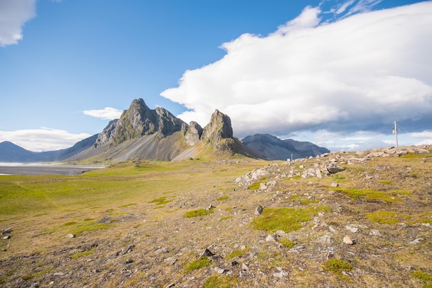 Mountain Eystrahorn dans l'est de l'Islande