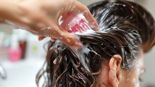 Mousse pour les cheveux