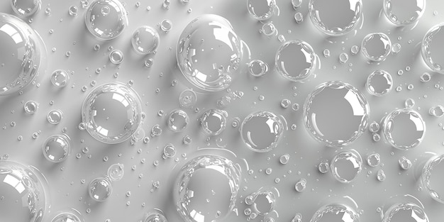 Mousse de savon de détergent avec bulles