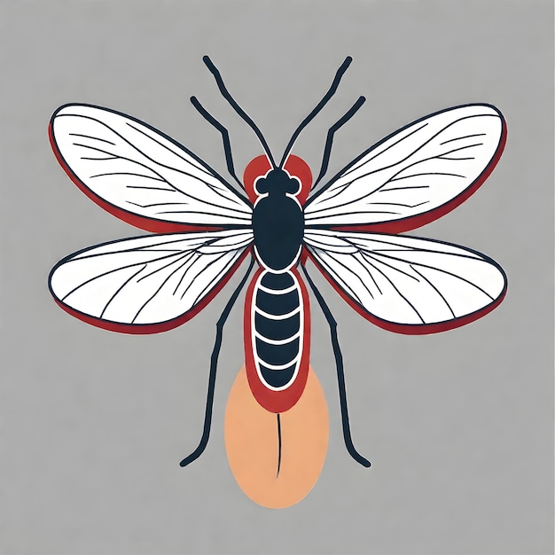 Moustiques dans une zone sujette au paludisme