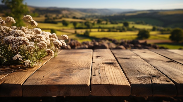 moutons sur une clôture en bois