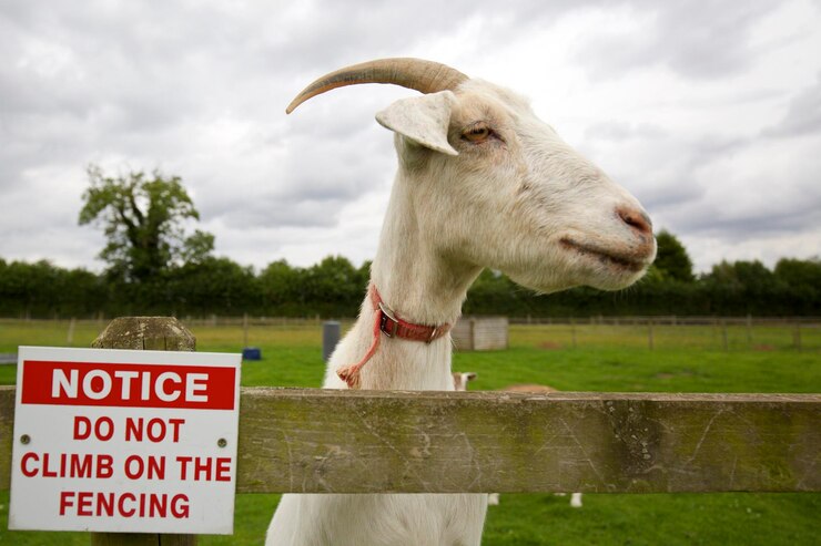 Photo des moutons contre le ciel