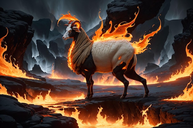 Moutons de feu