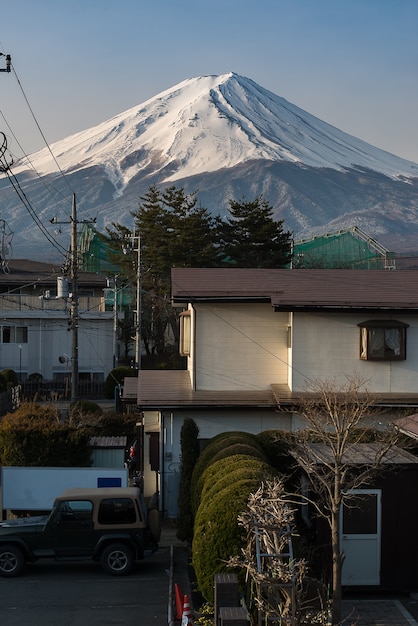 Mt. Fuji dans la matinée