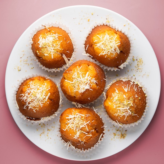 Muffin aux pépites de chocolat fabriqué dans une pâtisserie allemande.