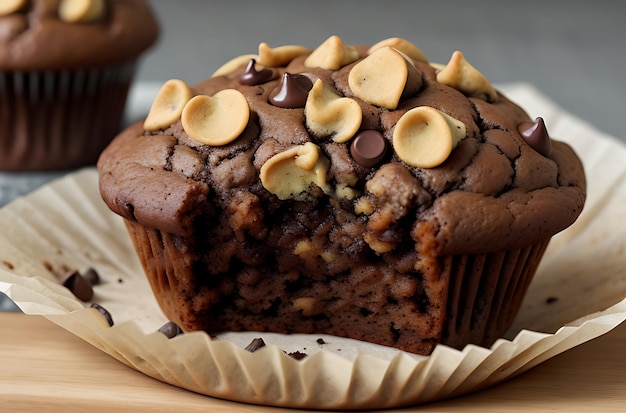 muffin aux pépites de chocolat