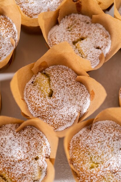 Muffin sharlotka aux pommes