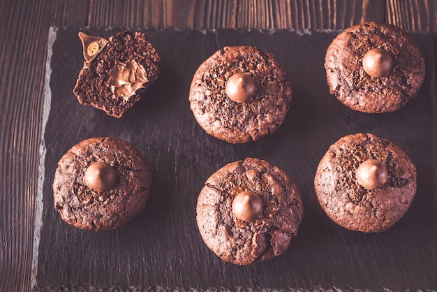 muffins au chocolat