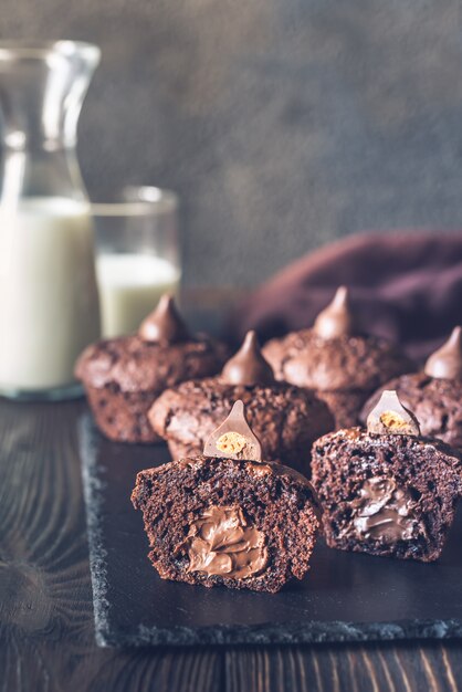 muffins au chocolat