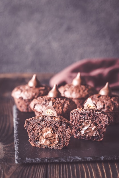 muffins au chocolat