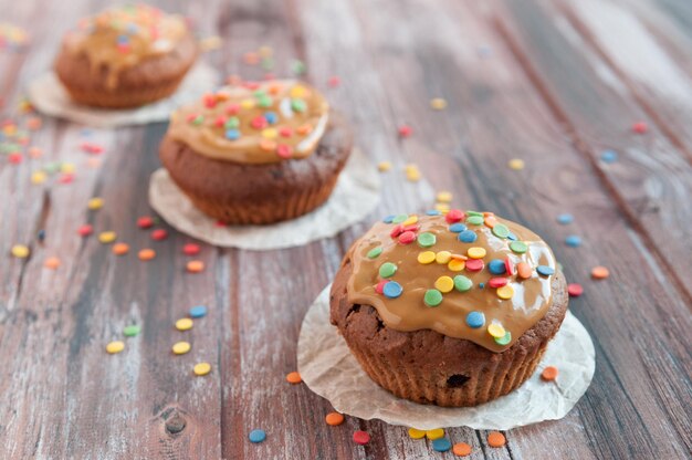 muffins au chocolat