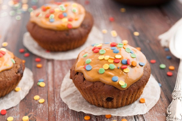 muffins au chocolat