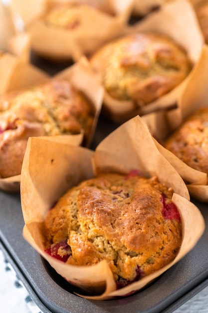 Muffins aux canneberges