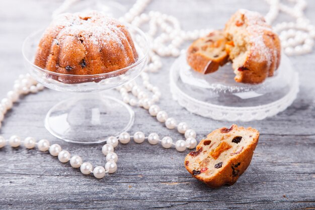 Muffins aux fruits cuisson de noël