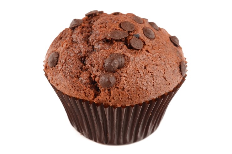 Photo muffins sur blanc
