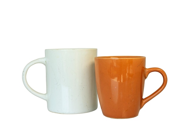 mug blanc isolé sur fond blanc