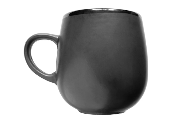 Mug noir isolé