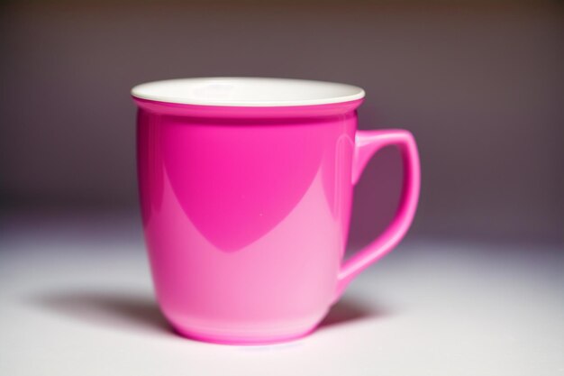 Un mug rose The Pink Serenity Mug Generative AI