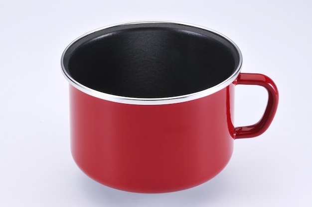 Photo mug rouge émaillé