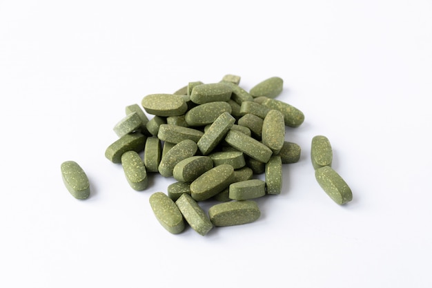 Multivitamines. Couleur verte.