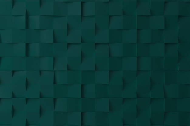 Mur 3d de couleur verte pour le fond