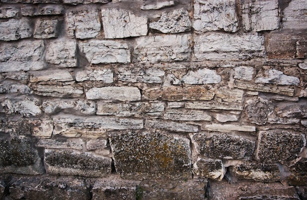 Mur ancien en pierre naturelle