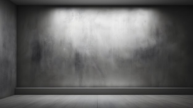 Mur argenté avec un bel éclairage Arrière-plan élégant et minimaliste pour la présentation du produit