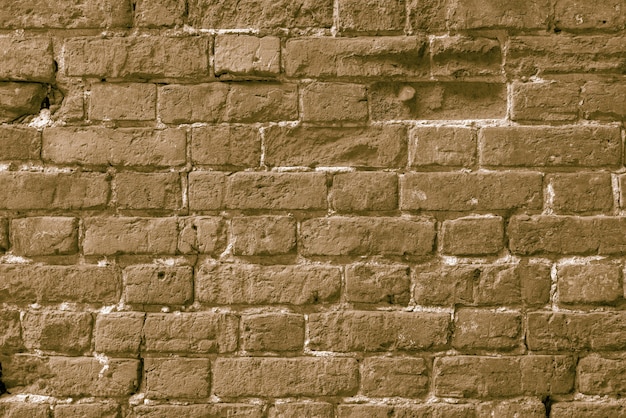 Mur de bâtiment en brique beige