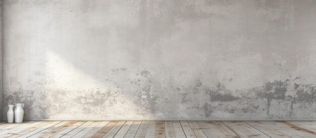 Mur en béton blanc et gris vieilli avec des textures altérées