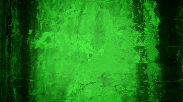 Mur de béton vert abstrait spooky horreur fond grunge