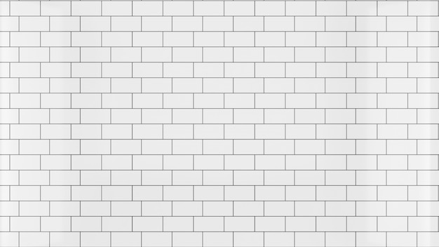 Mur blanc brique