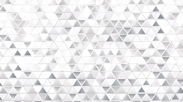 Photo un mur blanc avec un motif de triangles.