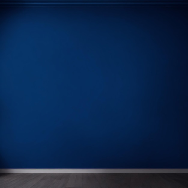 mur bleu pour le fond