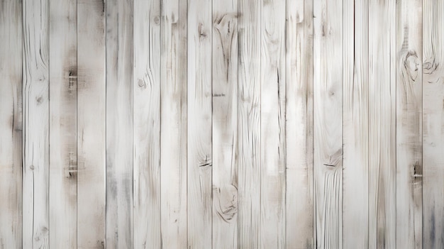 Mur en bois blanc avec un fond en bois.