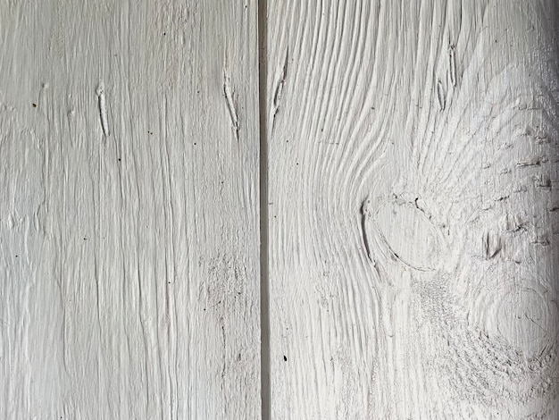 Photo un mur en bois blanc avec une surface texturée rugueuse.