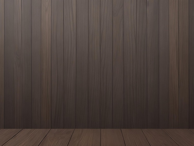 Un mur en bois avec un fond en bois généré par l'IA