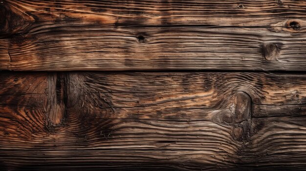 Un mur en bois avec un fond marron foncé et un fond en bois.