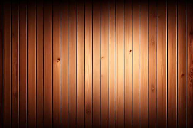 un mur en bois avec une lumière et un fond en bois.