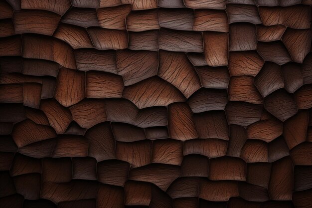 un mur en bois naturel réalisé par l'entreprise de l'artiste.