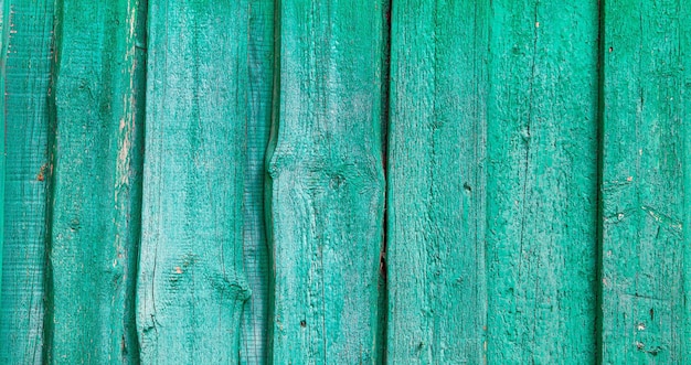 Mur en bois peint Vintage Fond en bois vert