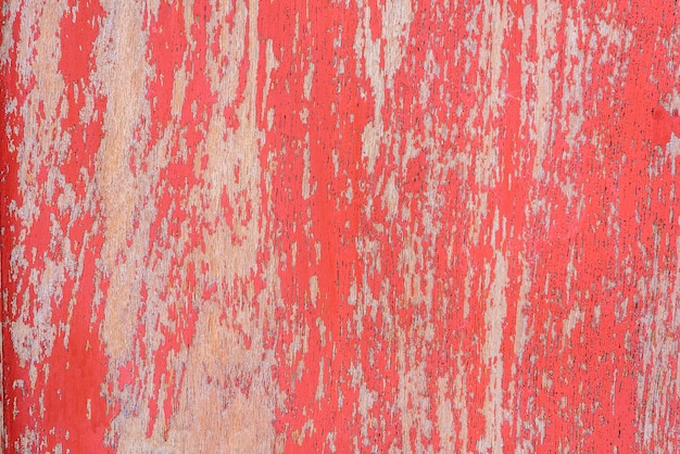 Photo mur en bois de récupération rustique rouge.