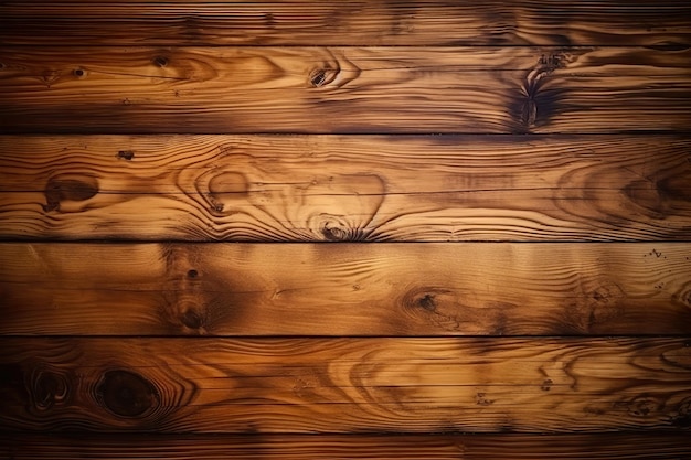 Un mur en bois avec une tache brun foncé