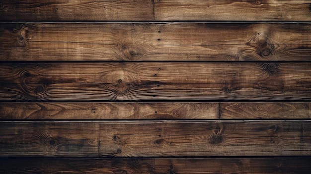 Un mur en bois avec une texture de bois brun foncé