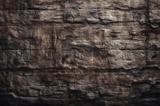 Un mur de bois avec une texture rugueuse