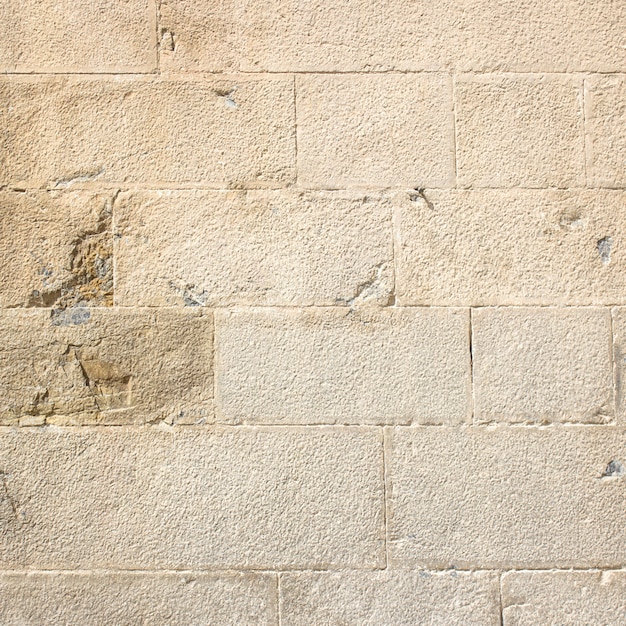 Mur de brique beige