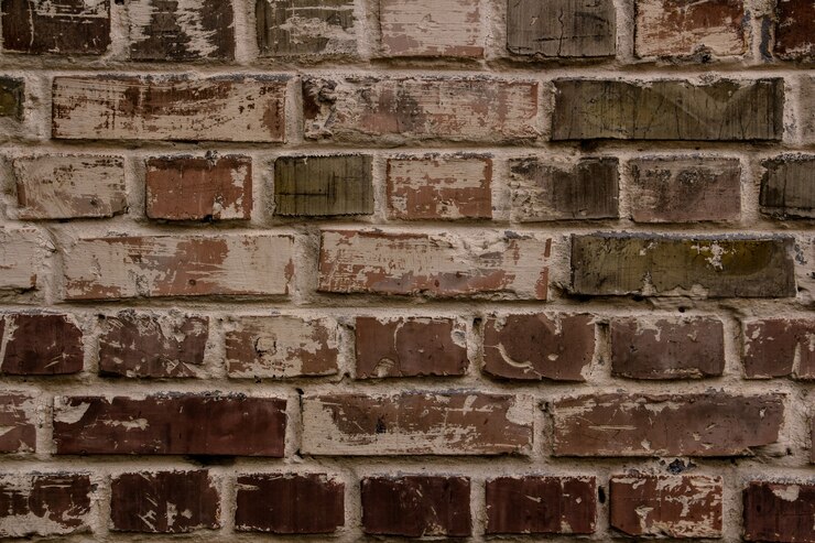 mur de brique marron, beige, couleurs café, fond texturé ou toile de fond