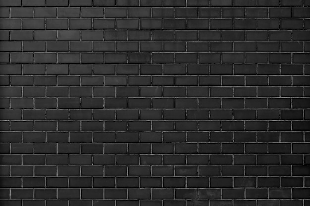 un mur de brique noire avec un fond de brique blanche