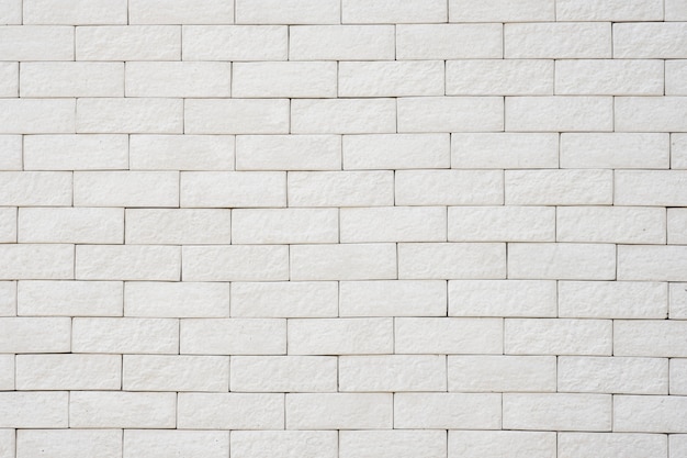 Mur de briques blanches pour le fond et la texture.-Image